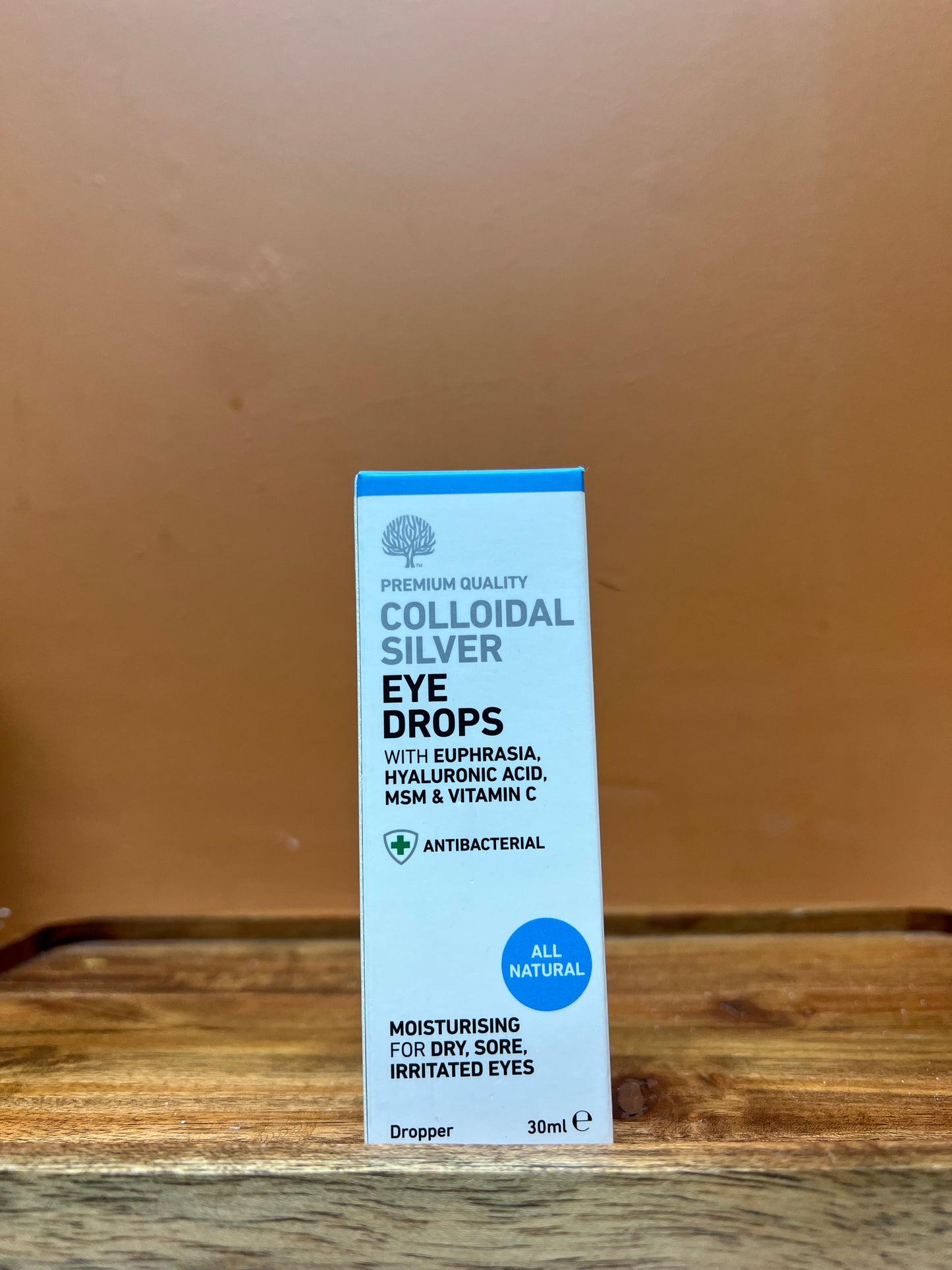 Nature's Greatest Secret Colloidal Silver All Natural Eye Drops with Euphrasia & MSM 30ml