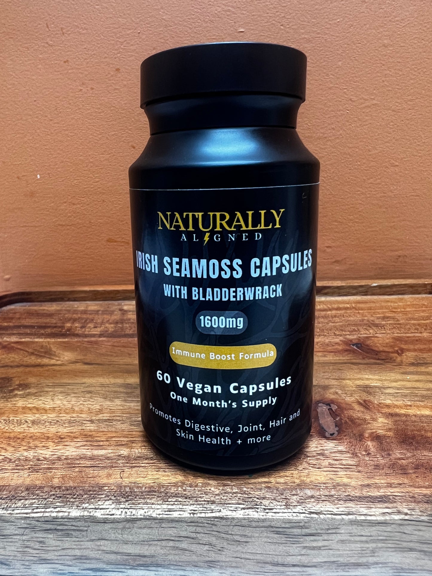 Naturally Aligned Irish Seamoss Capsules with Bladderwrack