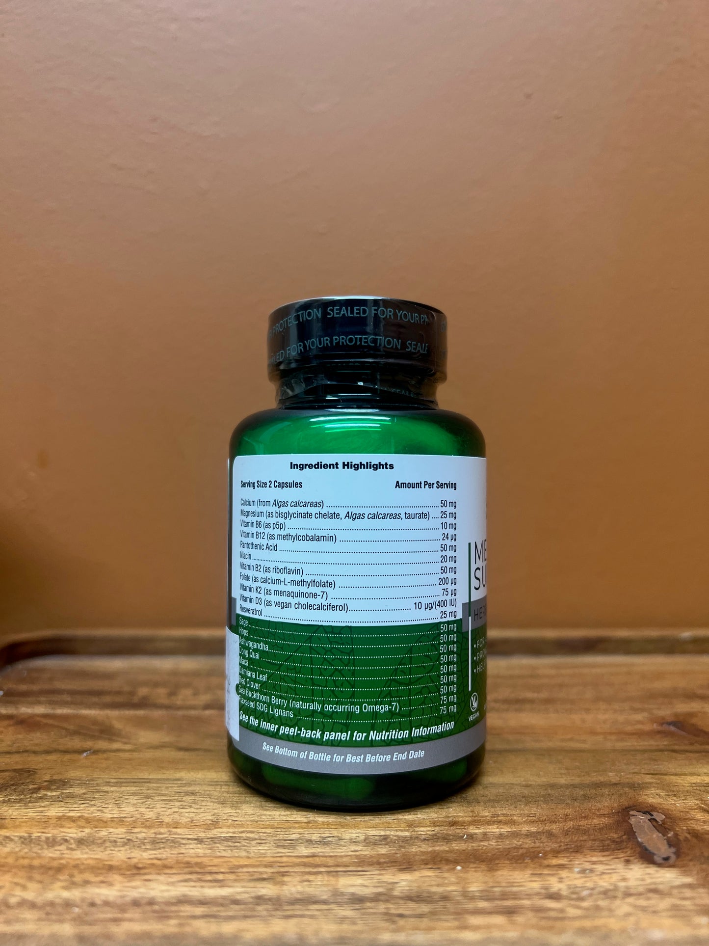 NaturesPlus bio advanced Menopause Support 60 capsules