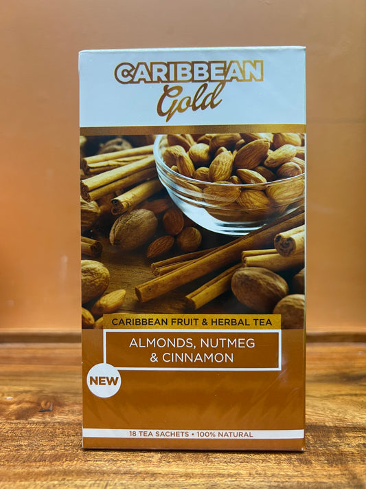 Caribbean Gold Almond, Nutmeg & Cinnamon 18 herbal teabags