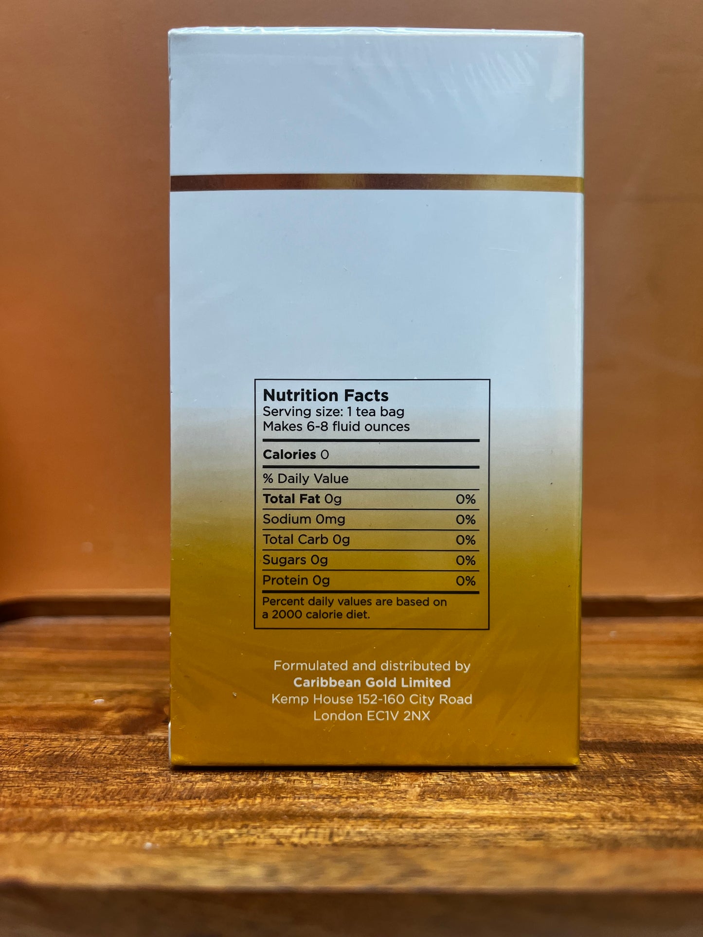 Caribbean Gold Soursop, Sasparilla & Seamoss 18 Herbal Teabags