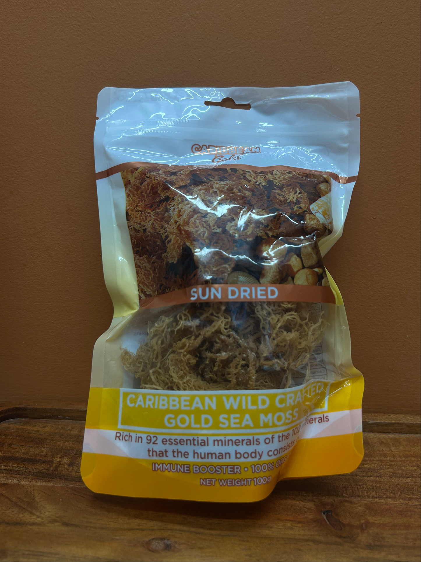 Caribbean Gold Sun dried SeaMoss