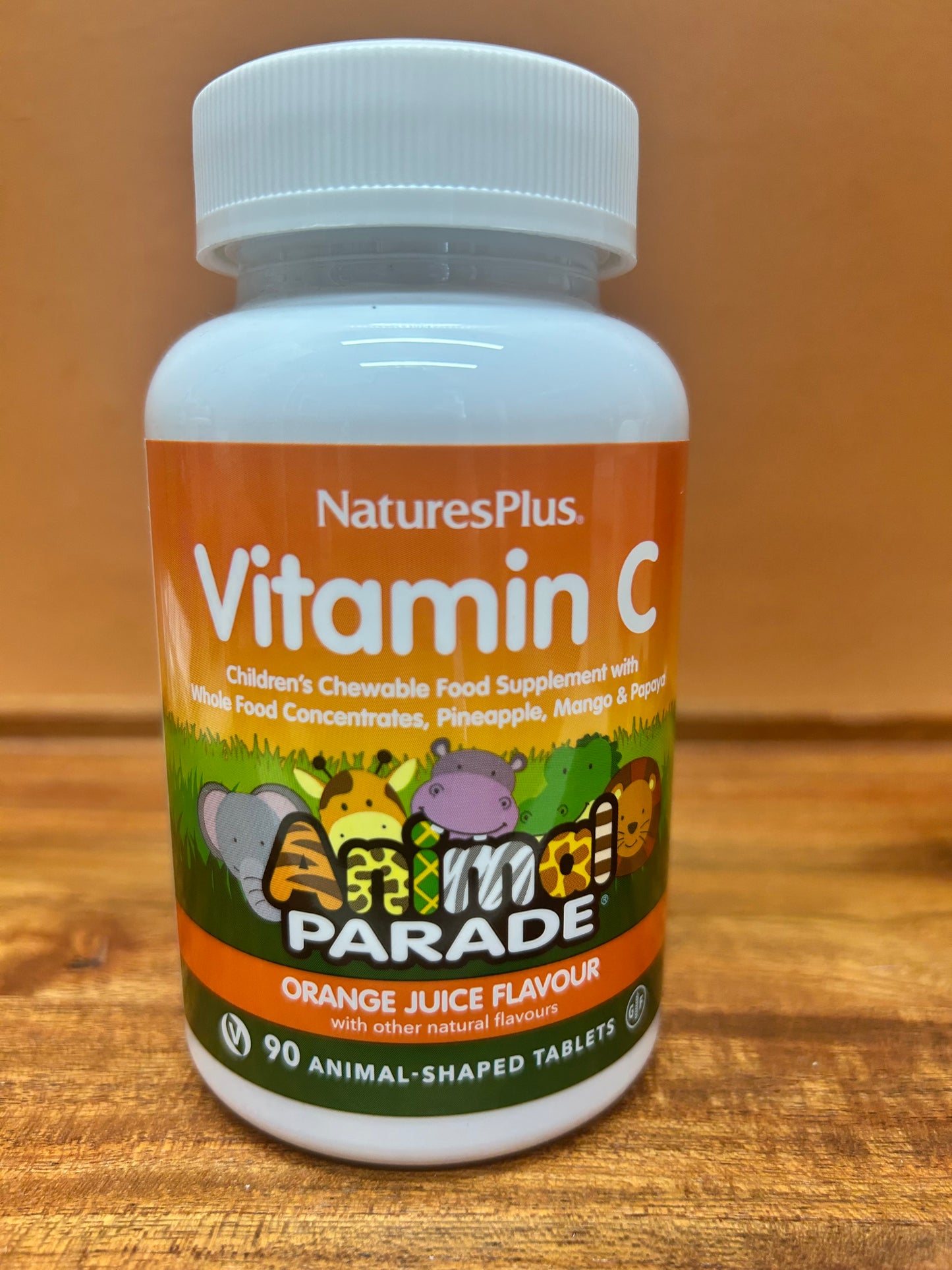 Natures Plus Kid Vitamin C Orange Flavour