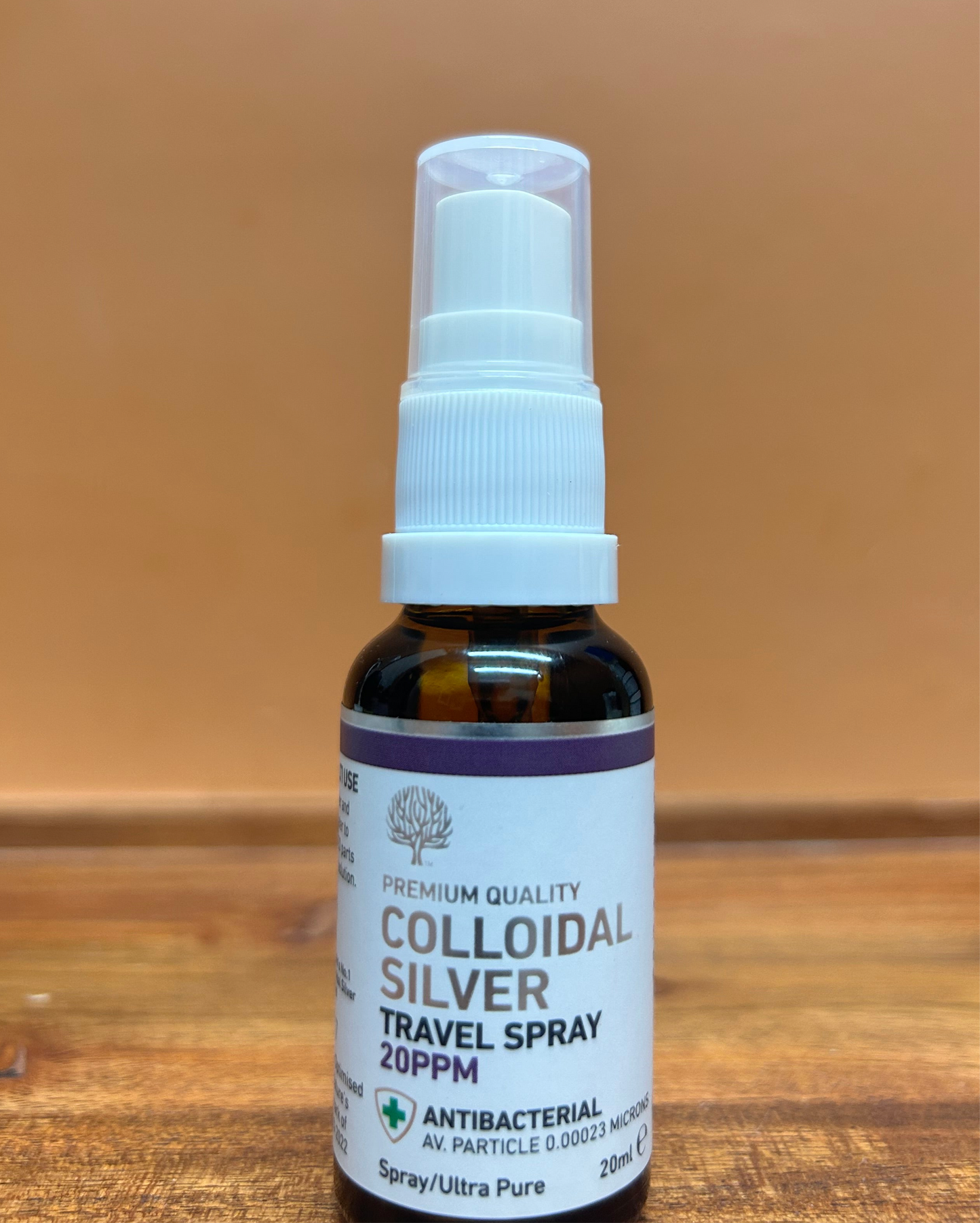 Nature's Greatest Secret 20PPM Colloidal Silver Spray Travel Size 20ml