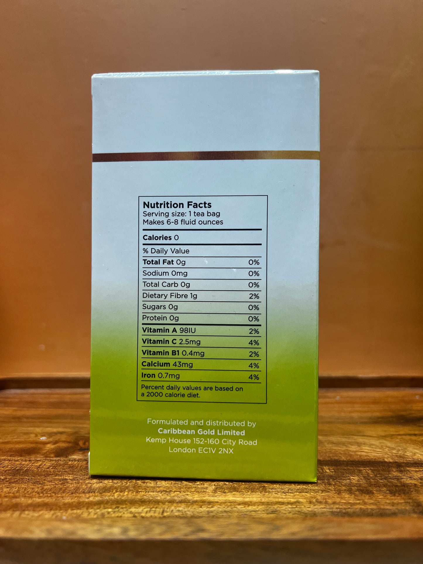 Caribbean Gold Moringa, Guinea Hen & Noni 18 Herbal Teabags