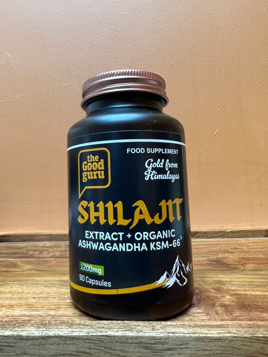 Good Guru Shilajit and Ashwagandha KSM-66 Capsules