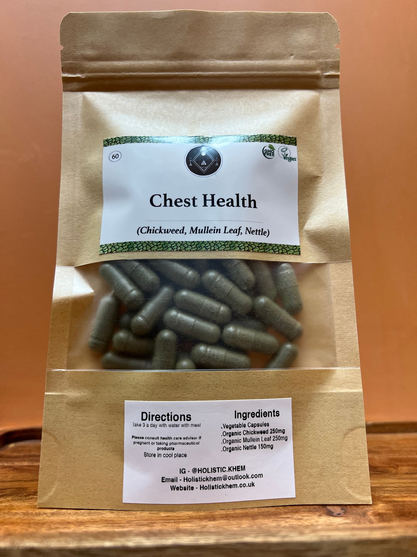 Holistic Khem Chest Health Herbal Capsules
