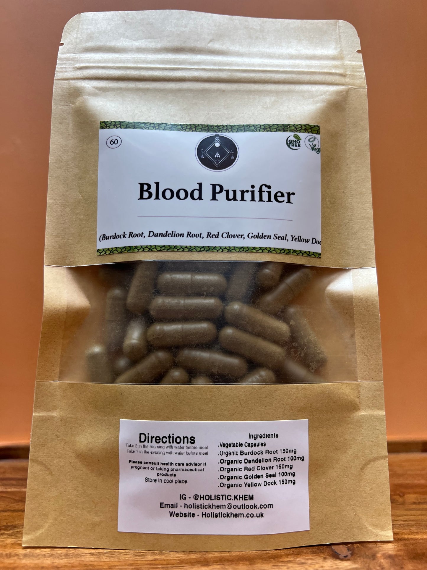 Holistic Khem Blood Purifier Herbal Capsules