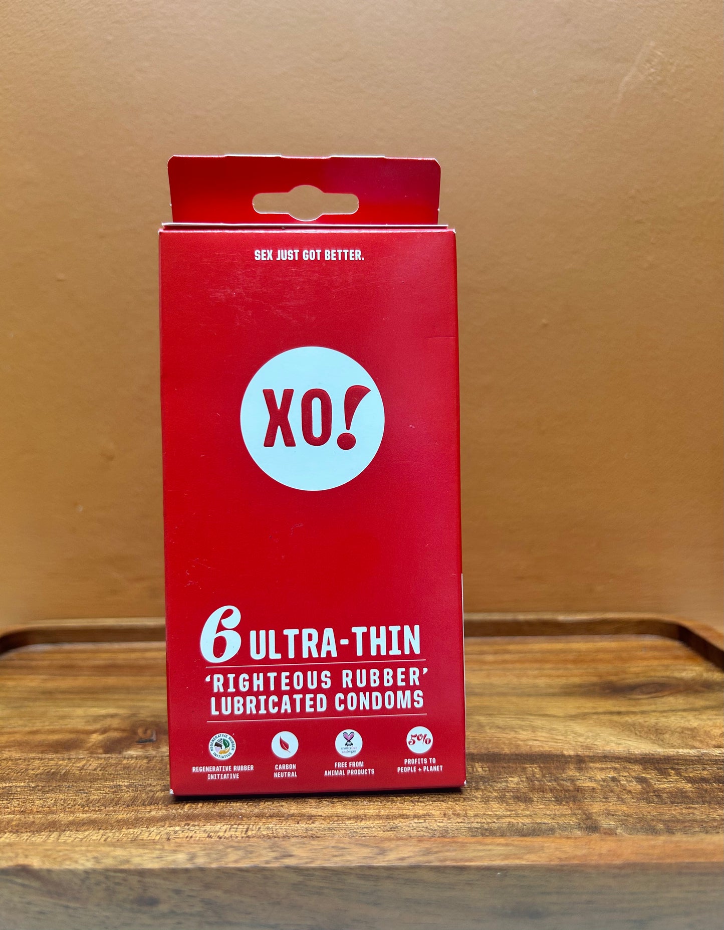 XO 6 Righteous Rubber Lubricated Unscented Condoms