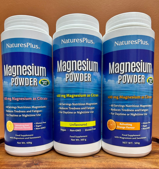 Natures Plus Magnesium Powder 400mg