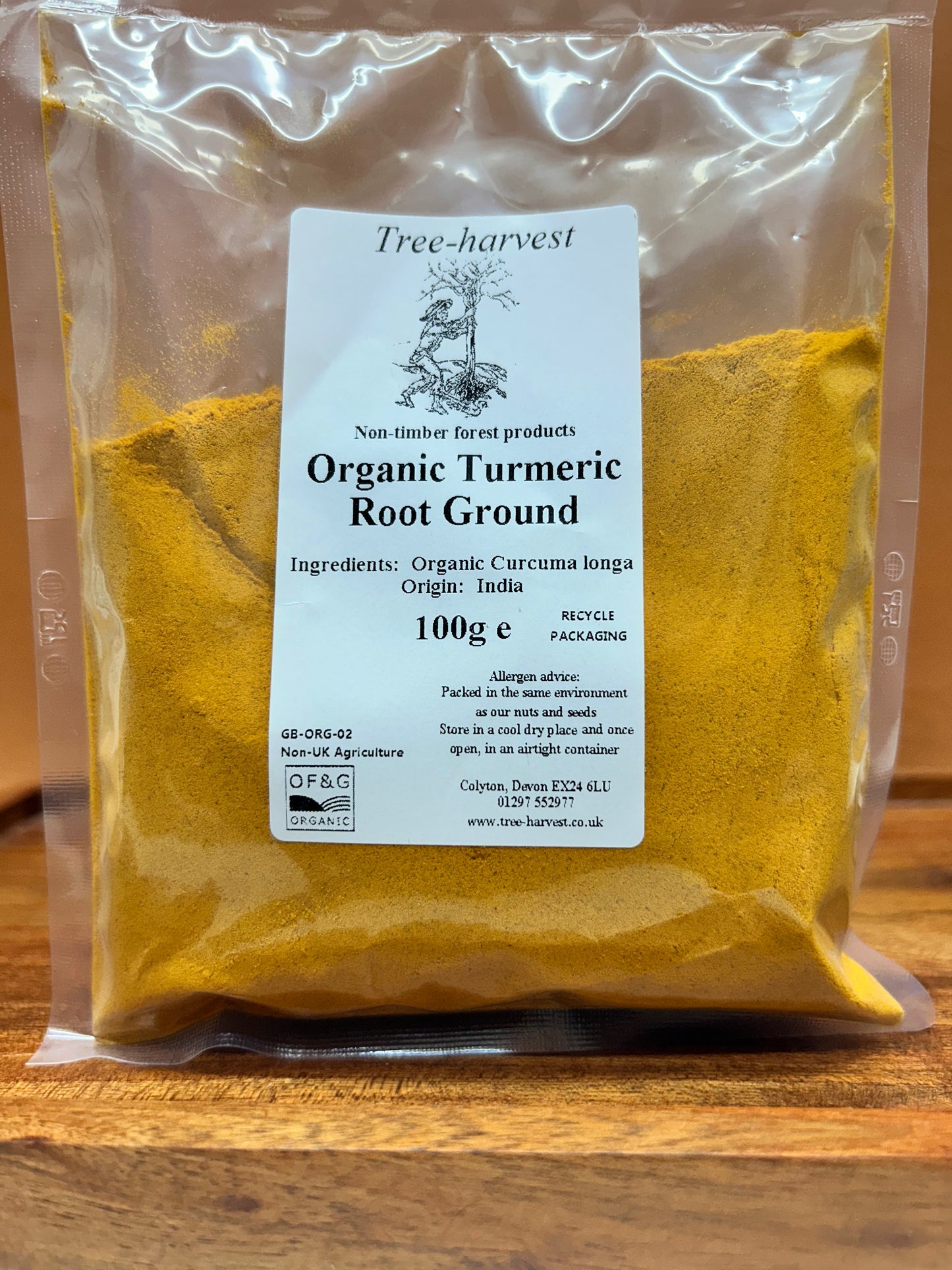 Organic Tumeric root powder