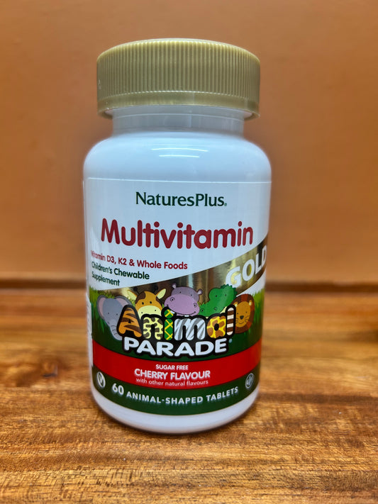 Natures Plus Multivitamin Gold Cherry Flavour