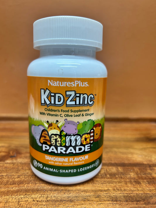 Natures Plus Kid Zinc Tangerine Flavour