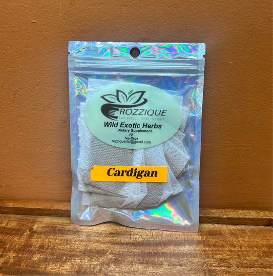 Rozzique Caridgan Wild Exotic Herbs