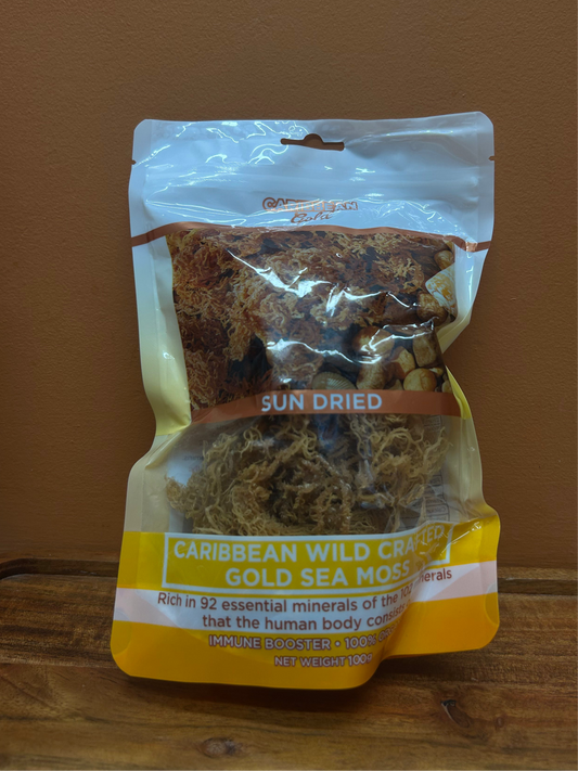 Caribbean Gold Sun dried SeaMoss