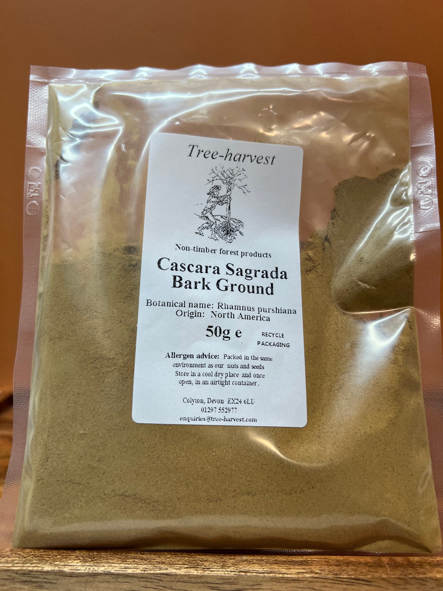 Cascara Sagrada Bark Ground