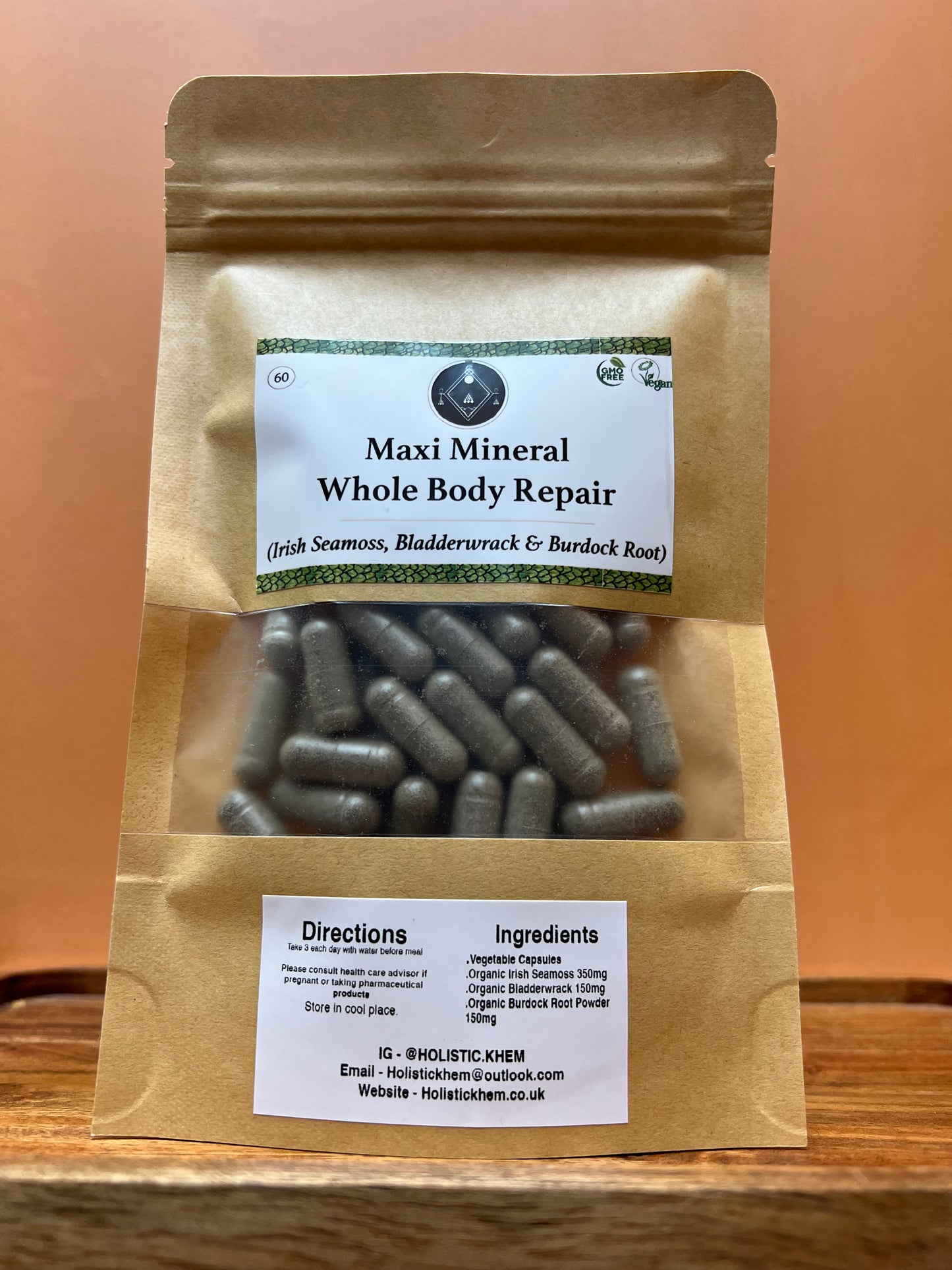 Holistic Khem Maxi Mineral Whole Body Repair Herbal Capsules