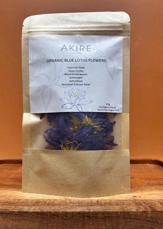 Akire Holistics Orangic Blue Lotus Flowers