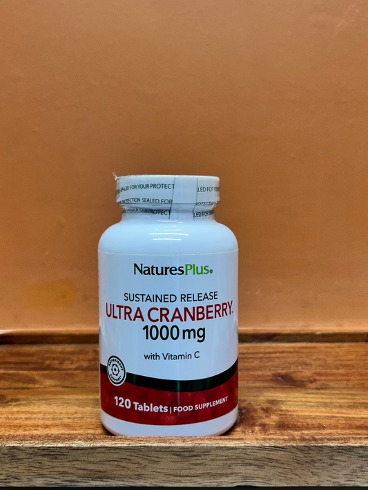 Natures Plus Sustained Release Ultra Cranberry with Vitamin C