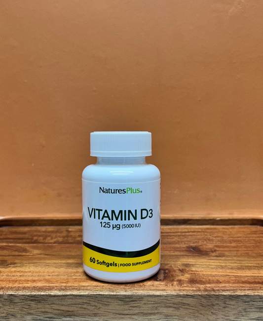 Nature's Plus Vitamin D3 125 UG/5000 IU Softgels