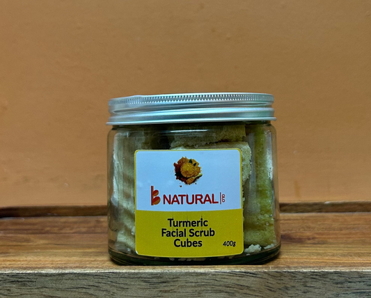 Natural Turmeric Facial Scrub cubes