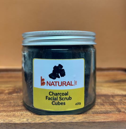 Natural Charcoal Facial Scrub Cubes