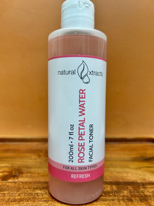 Natural Extracts Rose Petal Water Facial Toner
