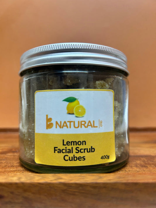 Natural Lemon Facial Scrub Cubes