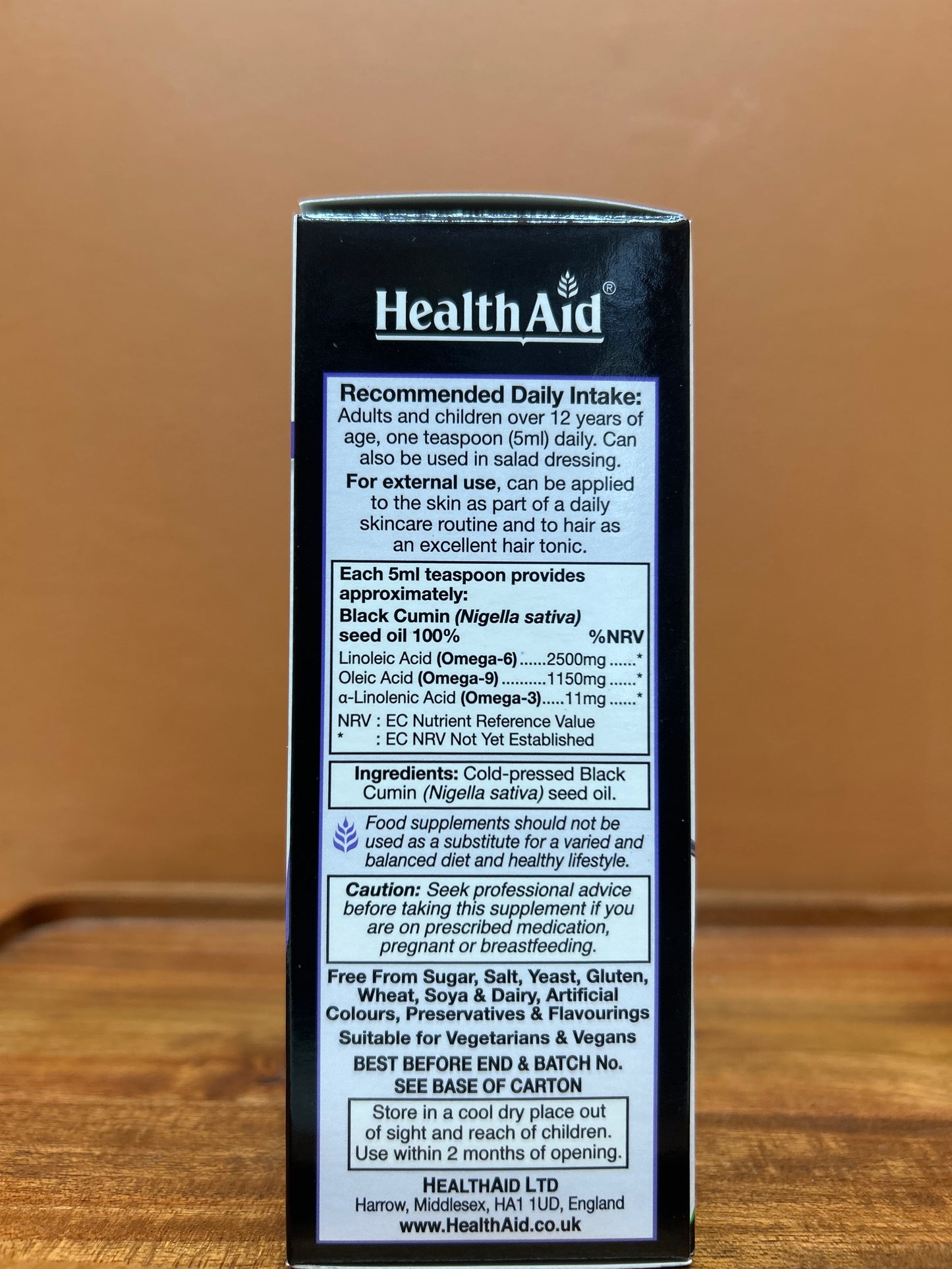 HealthAid Black Seed Oil